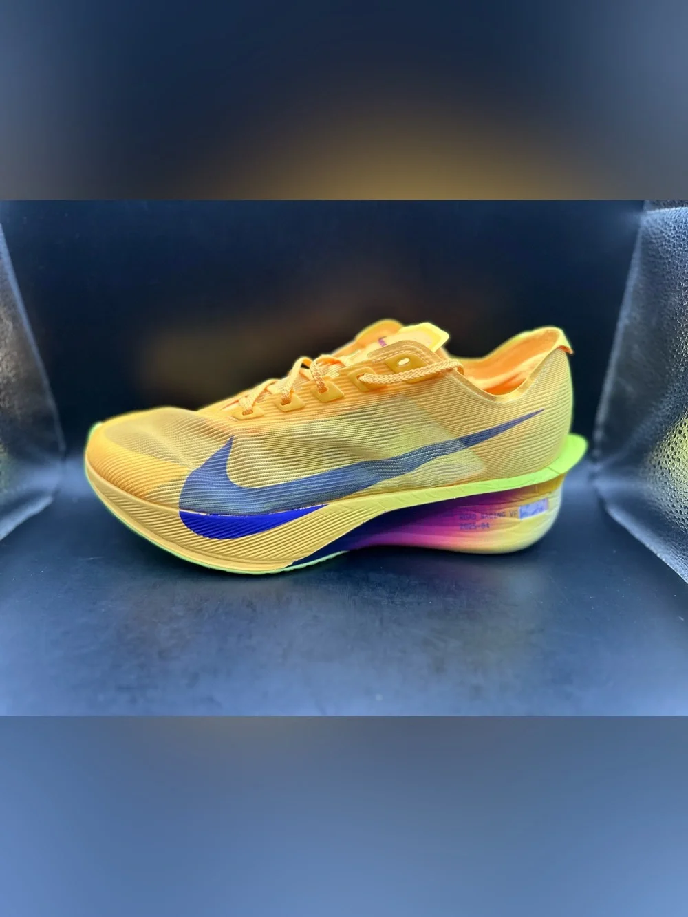 Nike ZoomX Vaporfly Next% 4 Citron Pulse Men’s Size 10 (NEW) HF6414 800 No Lid